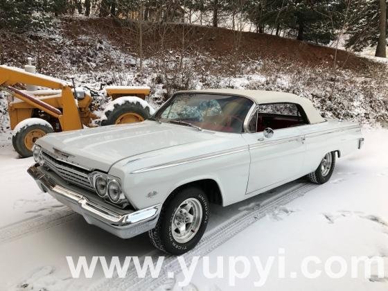 1962 Chevrolet Impala Convertible White 350