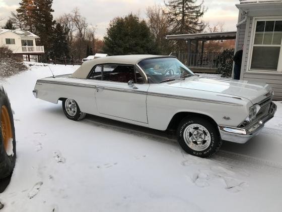 1962 Chevrolet Impala Convertible White 350