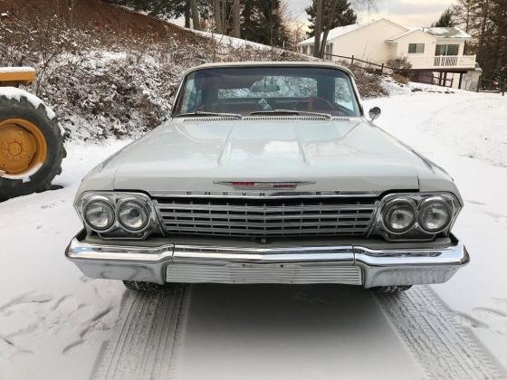 1962 Chevrolet Impala Convertible White 350