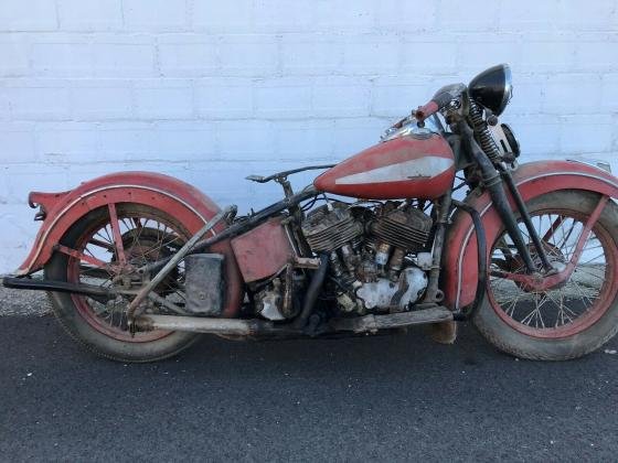 1937 Harley-Davidson Flathead UL Project Bike