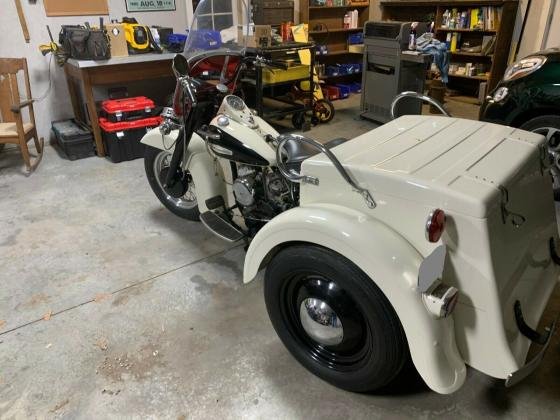 1966 Harley-Davidson Touring Trike Servi Car Police Edition