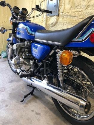 1972 Kawasaki H2 750 Sport Bike Blue