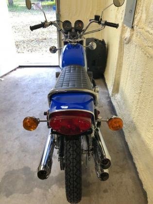 1972 Kawasaki H2 750 Sport Bike Blue