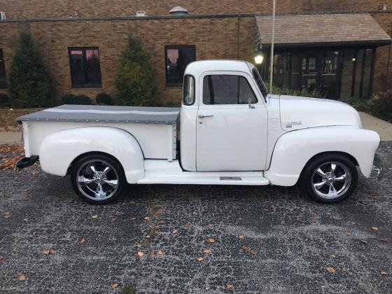 1951 Chevrolet 3100 5-window Truck White 350