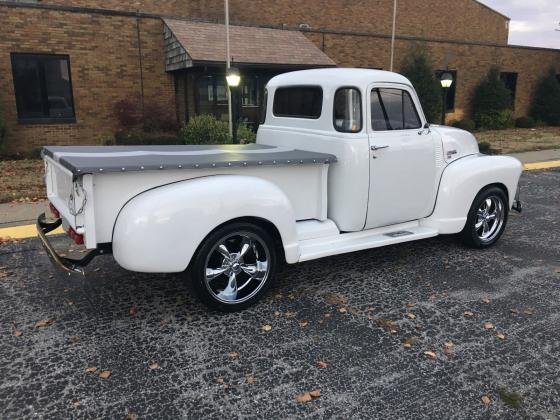 1951 Chevrolet 3100 5-window Truck White 350