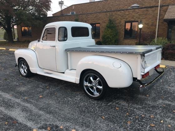 1951 Chevrolet 3100 5-window Truck White 350