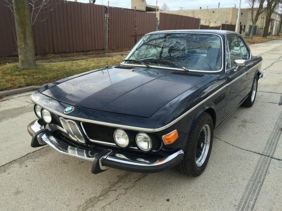 1973 BMW 3.0 CS Coupe Leather A/C PW