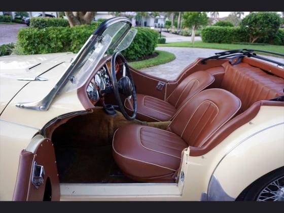 1956 Triumph TR3 Roadster Yellow