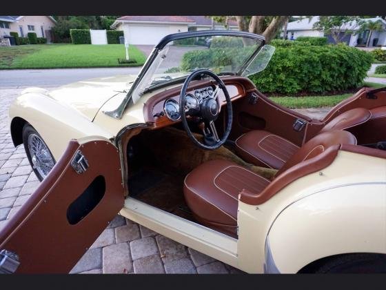 1956 Triumph TR3 Roadster Yellow