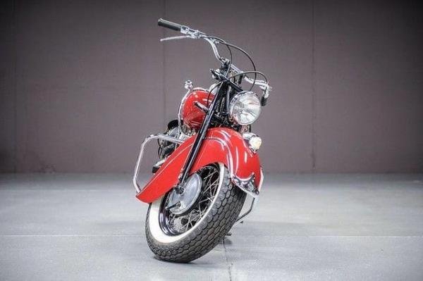 1946 Indian Chief Black Hawk 1210cc Red