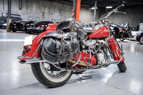 1946 Indian Chief Black Hawk 1210cc Red