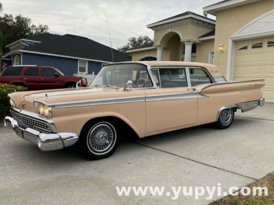 1959 Ford Fairlane Galaxie 500 Manual Runs Great