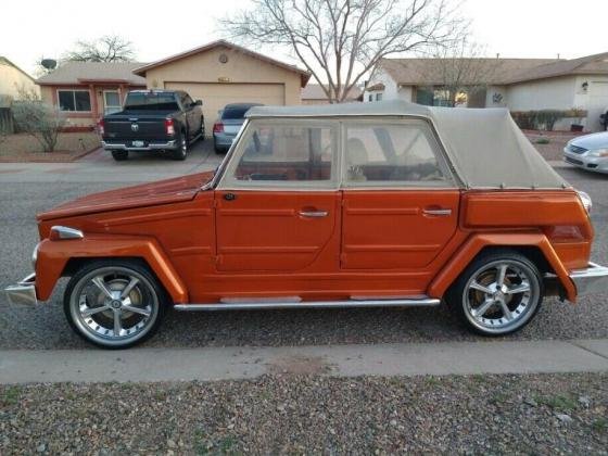 1971 Volkswagen Thing Convertible Orange RWD Manual