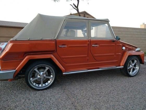 1971 Volkswagen Thing Convertible Orange RWD Manual