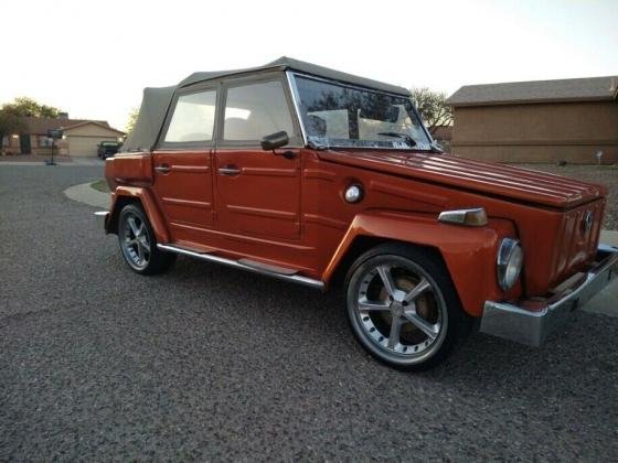 1971 Volkswagen Thing Convertible Orange RWD Manual