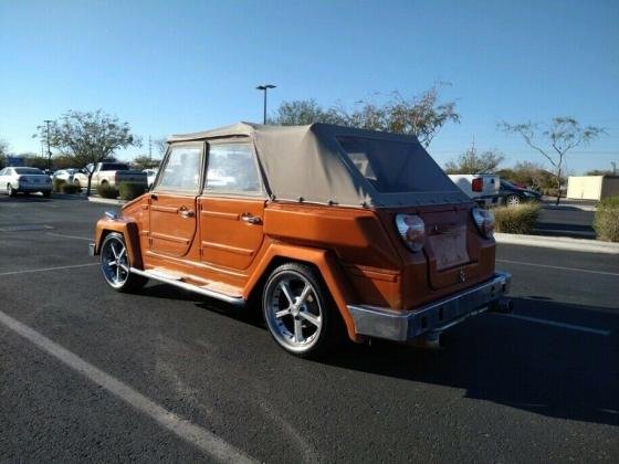 1971 Volkswagen Thing Convertible Orange RWD Manual