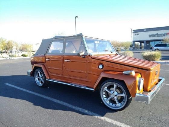 1971 Volkswagen Thing Convertible Orange RWD Manual