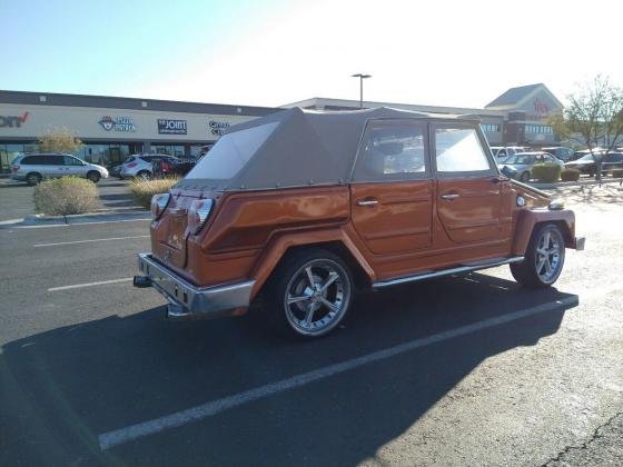 1971 Volkswagen Thing Convertible Orange RWD Manual