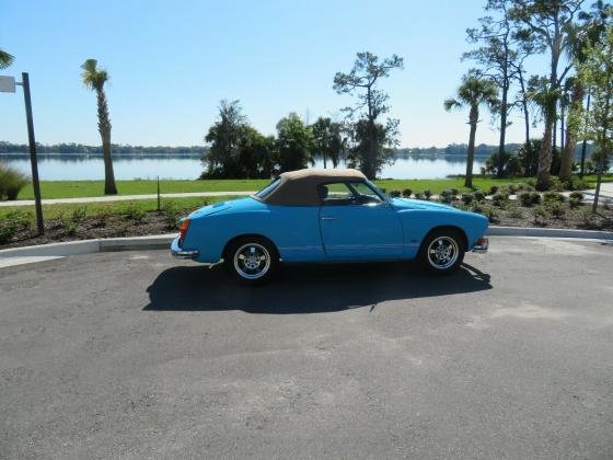 1972 Volkswagen Karmann Ghia Convertible Original Manual