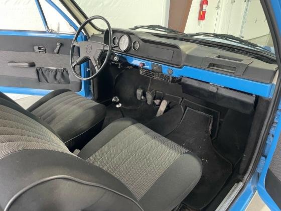 1974 Volkswagen Brasilia Hatchback Blue RWD Manual