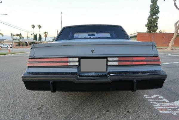 1987 Buick Grand National Coupe Gray 3.8L V6 Turbo