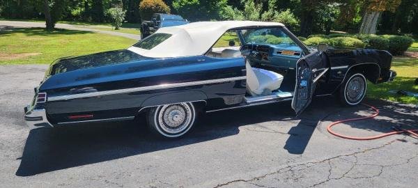 1975 Chevrolet Caprice Convertible Blue RWD Automatic