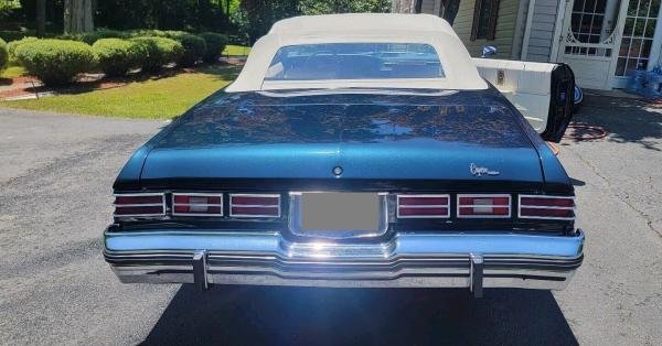 1975 Chevrolet Caprice Convertible Blue RWD Automatic