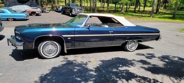 1975 Chevrolet Caprice Convertible Blue RWD Automatic