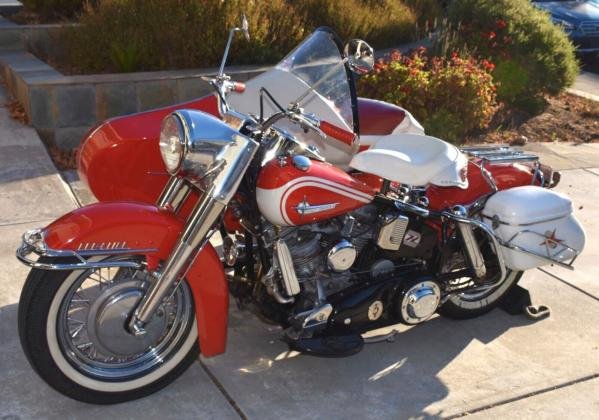 1961 Harley-Davidson Panhead w/Factory Sidecar