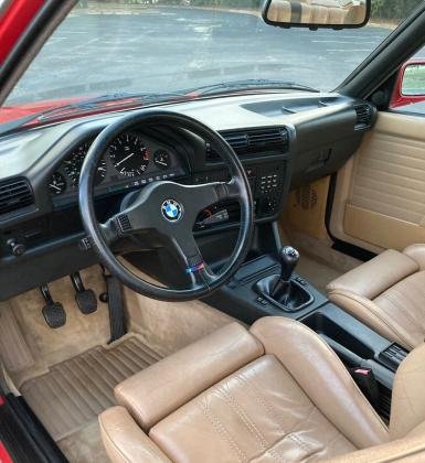 1988 BMW 325is Sedan Red RWD Manual IS