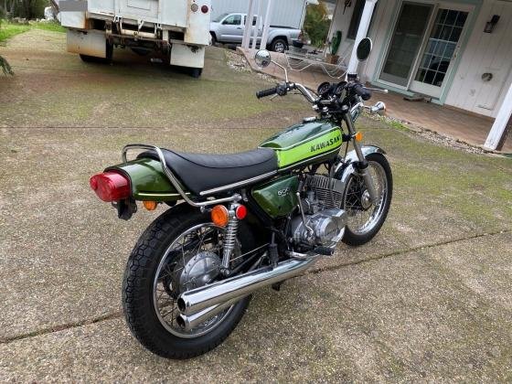 1973 Kawasaki H1 500 Sport Bike Green