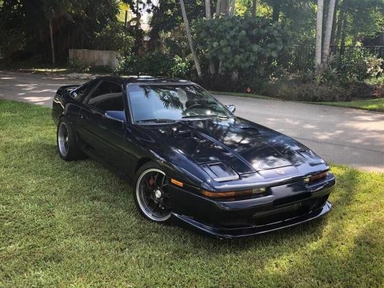 1987 Toyota Supra Hatchback Black RWD Manual Sport Roof