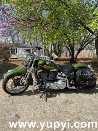 2003 Harley Davidson Softail FLSTSI Military Green