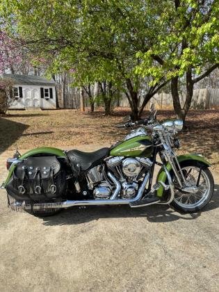 2003 Harley Davidson Softail FLSTSI Military Green