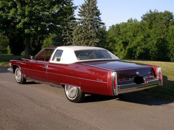 1976 Cadillac Deville Coupe Mahogany Metallic Rust Free