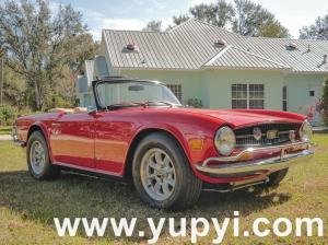 1972 Triumph TR-6 with Overdrive Convertible Restored