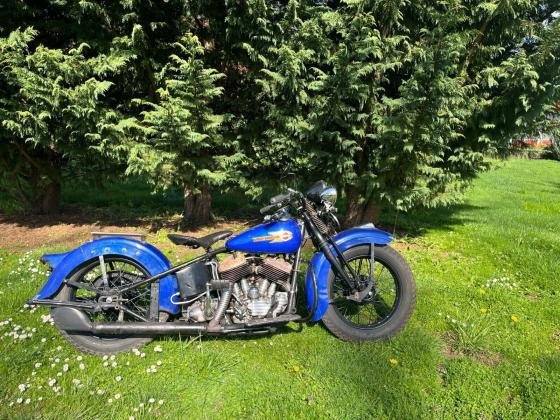 1937 Harley Davidson UH 80 Flathead Knucklehead