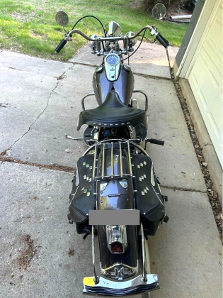 1957 Harley Davidson FLH 1200 Panhead Gunmetal Grey