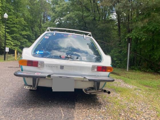 1972 Volvo 1800 ES Wagon White RWD Automatic 2 door