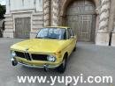 1969 BMW 2002 Coupe E10 Yellow RWD Manual