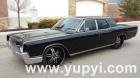 1966 Lincoln Continental Black w/ Black Interior