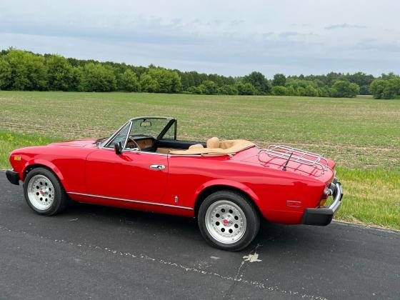 1979 Fiat 124 Spider Manual Convertible 2.1L