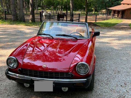 1979 Fiat 124 Spider Manual Convertible 2.1L