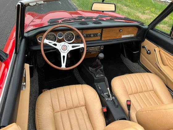 1979 Fiat 124 Spider Manual Convertible 2.1L