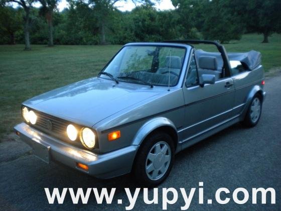 1989 Volkswagen Karmann Cabriolet Manual Silver