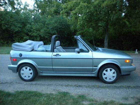 1989 Volkswagen Karmann Cabriolet Manual Silver