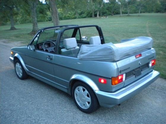 1989 Volkswagen Karmann Cabriolet Manual Silver