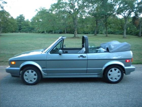 1989 Volkswagen Karmann Cabriolet Manual Silver