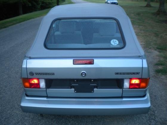 1989 Volkswagen Karmann Cabriolet Manual Silver