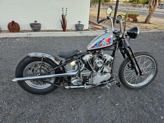 1940 Harley Davidson Street Knucklehead Bobber Chopper